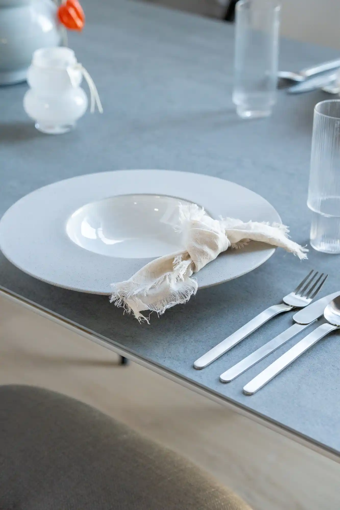 Detail im Schickinger Showroom in Sinzheim – gedeck