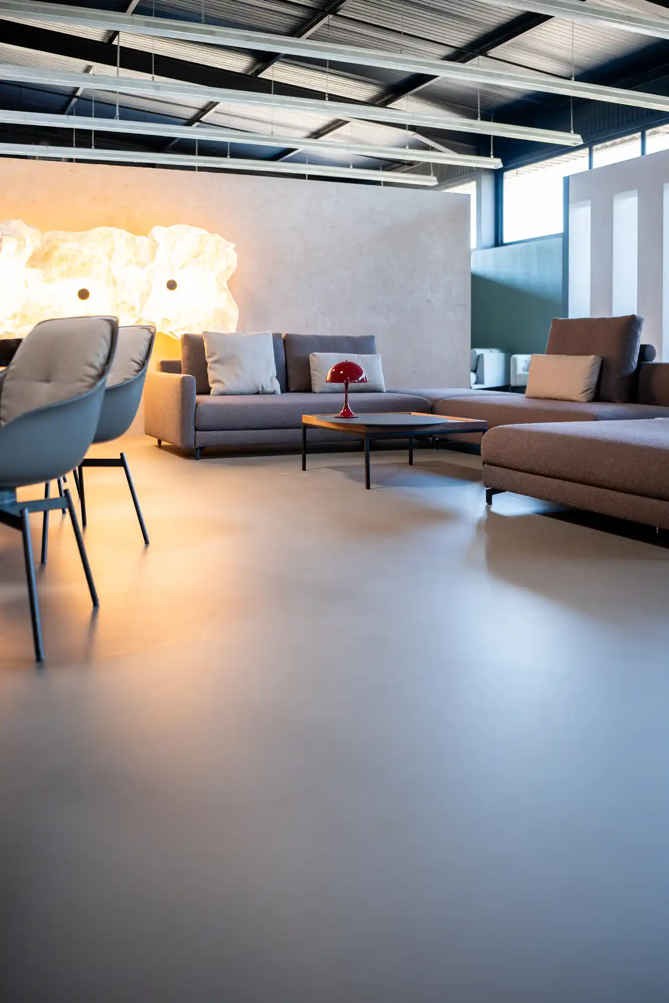 Lounge im Schickinger Showroom in Sinzheim – sofa