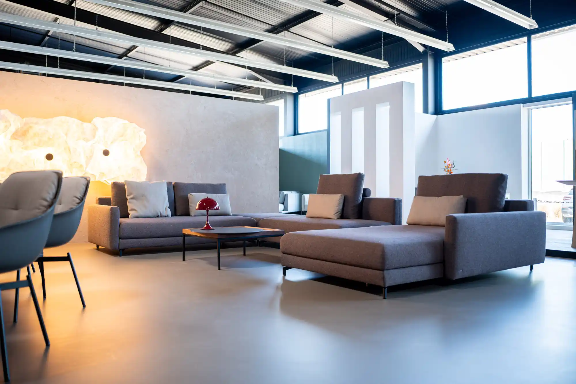 Lounge im Schickinger Showroom in Sinzheim – sofalandschaft