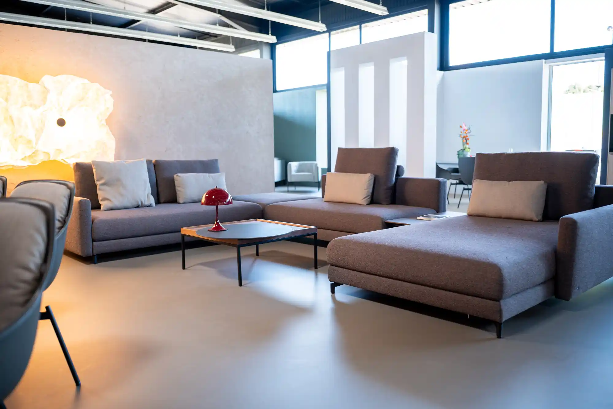 Lounge im Schickinger Showroom in Sinzheim – sofalandschaft
